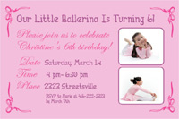 Style: Ballerina invite