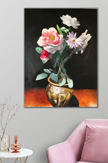 Flower Still Life - art for sale - oakville art