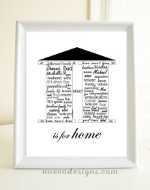 Style: H is for Home print