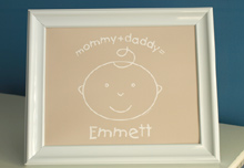 Style: Mommy+Daddy (beige) print