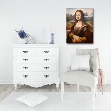 Mona Lisa portrait - reproduction of the classics - toronto artist